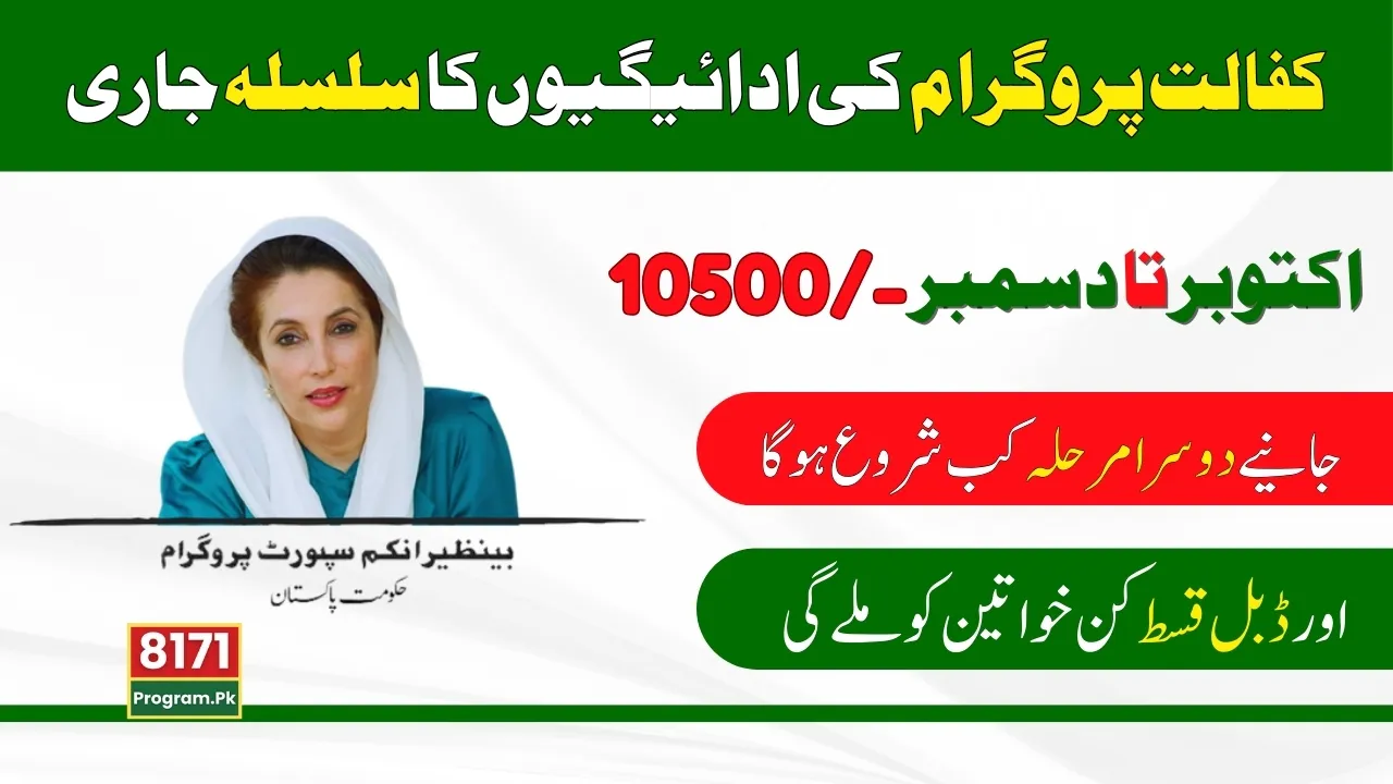 Benazir Kafalat October to December Payment Update 2024