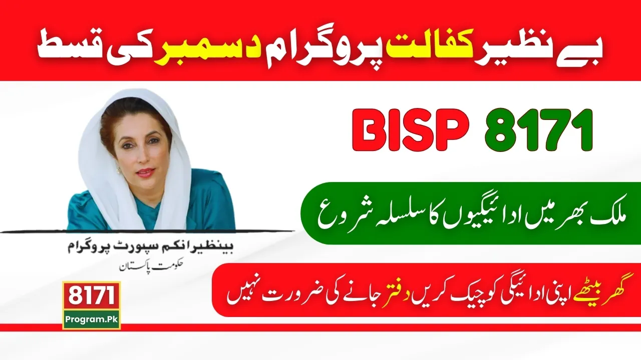 How to Check BISP 8171 Payment Status by CNIC in 2024